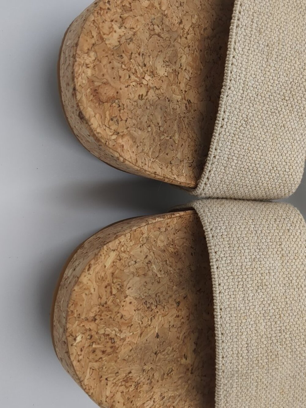 Lucky Brand Strappy Cork Heel Wedge sandal Women's size 7.5 - Picture 4 of 9